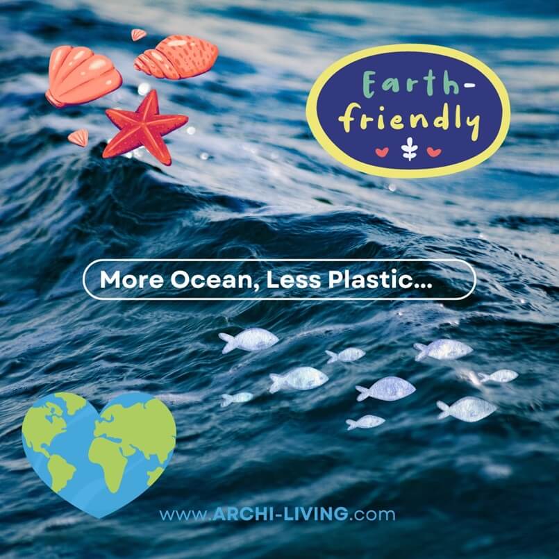 More Ocean, Less Plastic, Happy Earth Day, Every Day - 8 Beautiful Nature-Inspired Photo Quotes, Archi-living.com