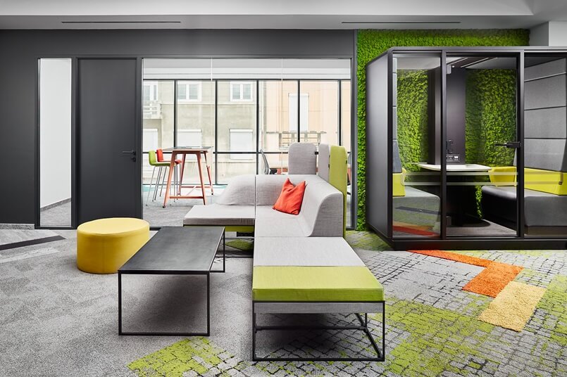 Best Office Design Trends - How to Create a Top Office, Biophilic Office Interior, Archi-living.com